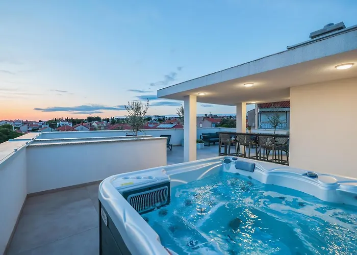 Premium Ventus Rosa - Bora Penthouse Zadar