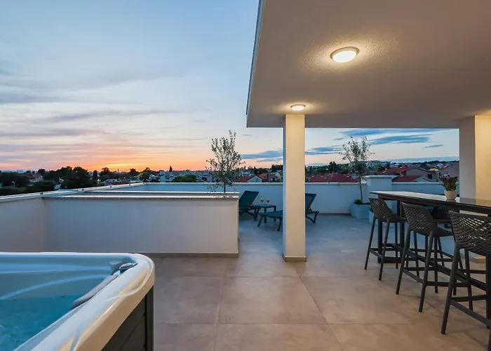 Premium Ventus Rosa - Bora Penthouse * Zadar